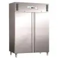 ARMARIO FRIGORÍFICO CONGELADOR DE ACERO INOX AISI 304 - VENTILADO - Mod. G-GN1410BT - GASTRONORM 2/1 (cm 65 x 53) - N. 2 PUERTAS - CAPACIDAD BRUTA Lt 1325 - TEMPERATURA -18º/-22ºC - Medidas cm A 148 x F 83 x h 201 - CE