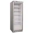 ARMARIO DE REFRIGERACIÓN DE ACERO INOX - ESTÁTICO - ECO - Mod. G-EF400GSS - N. 1 PUERTA DE CRISTAL - CAPACIDAD Lt 350 -TEMPERATURA -18º/-22ºC - Medidas cm A 60 x F 58,5 x h 185,5 - CE