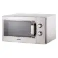 HORNO MICROONDAS EN ACERO INOX - MOD. CM1099A - MANDOS MANUALES - ESTRUCTURA Y CÁMARA INTERIOR EN ACERO INOX - CAPACIDAD ÚTIL Lt. 26 - POTENCIA DE RENDIMIENTO W 1100 - ALIMENTACIÓN MONOFÁSICA 230V - DIM. cm. L 51,7 x P 41,2 x 29,7 h