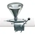 INYECTORA DOSIFICADORA MANUAL - Mod DOSIEMME - Pistón de acero inoxidable - Capacidad de la tolva lt. 7 - Dosis de 1 a 60 gramos - Medidas cm L 37 X P 38 X H 52 - Homologación CE