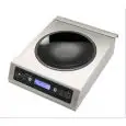 PLACA DE INDUCCIÓN WOK - Mod. INDW 350 K - Placa vitrocerámica - Pantalla LED - Superficie de inducción mm 140 ÷ mm 220 - Potencia kW 3,5 - Alimentación monofásica - Medidas cm A 34 x F 44 x 11,5h - Homologación CE