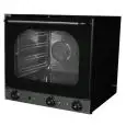 HORNO ELÉCTRICO DE CONVECCIÓN CON HUMIDIFICADOR - Mod. S 4 ECO - Para gastronomía, panadería y pastelería - Estructura exterior e interior de chapa galvanizada - Capacidad n. 4 bandejas de aluminio cm 44x31,5 - Potencia W 4670 - Alimentación monofásica - 