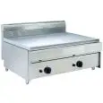 COCEDOR DE PIADINAS A GAS DE MESA - MOD. PIADATOP800 - PLACA CROMADA - 2 ZONAS DE COCCIÓN - para MOD - Potencia kW 14 - Medidas cm L 80 x P 70 x 50 h