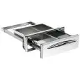 CAJÓN DE SERVICIO INOX - Línea ICE - Mod. IC CS P40 - Aristas curvas - Agujero de instalación cm L 35 x 14 H - Profundidad del cajón cm 44,4