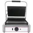 PLANCHA ELÉCTRICA EN HIERRO FUNDIDO - Mod. LM 1 - Plancha única Lisa - Área de cocción cm 22,5x23 - Potencia kW 1,8 - Alimentación monofásica - Medidas cm L 43 x P 31 x 22h - CE