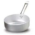 CACEROLA BAJA DE ALUMINIO CON 1 MANGO - PARA COCINAS DE INDUCCIÓN - ESPESOR 3 mm
