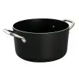 CACEROLA ALTA DE ALUMINIO ANTIADHERENTE CON 2 MANGOS - PARA COCINAS DE INDUCCIÓN - ESPESOR 5 mm