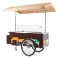 CARRO PARA HELADOS - VENTILADO - CAPACIDAD Nº 8 CUBETAS CILÍNDRICAS - Unidad condensadora enfriada por AIRE - Temperatura -16/-14°C - Medidas cm. L 200 x P 128,5 x h 208,1