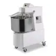AMASADORA DE ESPIRAL CON CABEZAL FIJO mod. TLV 21 - Velocidad variable - Alimentación V 230 MONOFÁSICA - Capacidad de la cuba lt. 7 - Peso de la Masa Kg. 6 - Potencia Kw 0,37 - CE