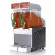 GRANIZADORA - MOD. FBM 2 L - N. 2 Depósitos - N. 1 Compresor - TERMOSTATO para la FUNCIÓN DE BEBIDA FRÍA - Capacidad del contenedor LT 10 + 10 - Medidas cm. L 36 x P 47 x h 69 - CE