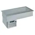 EXPOSITOR REFRIGERADO EMPOTRABLE - MOD. ARMONIA - PARA PASTELERÍA o PLATOS LISTOS - Temp. °C +4/+10 - Alimentación monofásica V 230/1/50 Hz - REFRIGERACIÓN ESTÁTICA - GAS REFRIGERANTE R290 - DESESCARCHE AUTOMÁTICO EN PAUSA