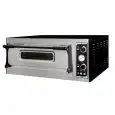 HORNO ELÉCTRICO MECÁNICO PARA PIZZA - Mod. BASIC XL2L - N. 1 cámara - Piso Refractario o Techo y piso refractarios (lados excluidos) - Medidas de la Cámara cm L 82 x P 41 x 14 h - Capacidad: N. pizzas 2 (Ø cm 35)/N. 1 bandeja cm 60x40 - Potencia 5 Kw - CE
