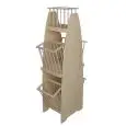 EXPOSITOR DE BAGUETTES - Mod. LIBRA - CON 5 CESTAS - Dimensiones cm L 39 x P 50 x 136h
