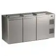 CONTENEDORES REFRIGERADOS PARA RESIDUOS - Mod. RW3RD - CAPACIDAD DE LOS CONTENEDORES N. 3 de Lt 120/240 - TEMPERATURA +2/+12 °C - MEDIDAS cm L 240 X P 87,5 X H 121 - CE