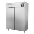ARMARIO DE MADURACIÓN DE CARNE - MOD. 141CTMAX - PANEL DE PANTALLA TÁCTIL - CONTROL DE LA HUMEDAD - TEMPERATURA DE TRABAJO -6°/+40°C - CAPACIDAD Lt 1400 - N. 2 PUERTAS - DIM. Cm L 144 x P 80 x h 202 - CE