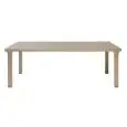 MESA TRIPLE EXTENSIBLE - MOD. 1889 - TABLERO y PATAS con superficie elaborada en trenzas de tecnopolímero - Patas cuadradas con núcleo de aluminio mm 80x80 - Para INTERIORES/EXTERIORES - Med. cm L 170 x P 100 x H 75