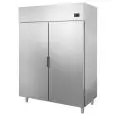 ARMARIO FRIGORÍFICO DE ACERO INOX - Mod. 96TN - Gastronorm 2/1(cm 65 x 53) - N. 2 PUERTAS - VENTILADO - CAPACIDAD LT 1400 - CLASE ENERGÉTICA C - TEMPERATURA  -2° / +8° C - Dim. cm L 144 x P 80 x h 202 - CE