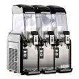 GRANIZADORA ELECTRÓNICA - MOD. FIRST CLASS 3 - IDEAL PARA SORBETES Y CÓCTELESL - N. 3 CUBAS - N. 1 COMPRESOR - Capacidad LT 12 + 12 + 12 - ENFRIAMIENTO DEL PRODUCTO DESDE LA BASE DE LA CUBA - Dim. Cm. L 62 x P 56 x h 78 - CE