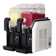 GRANIZADORA ELECTRÓNICA - MOD. BIG BIZ 2 - IDEAL TAMBIÉN PARA SORBTES, CREMAS FRÍAS Y CÓCTELES - N. 2 CUBAS - N. 1 COMPRESOR - Capacidad LT 6 + 6 - ENFRIAMIENTO DEL PRODUCTO DESDE LA BASE DE LA CUBA - TAMAÑO REDUCIDO - Dim. Cm. L 44 x P 47,6 x h 55,5 - CE