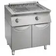 BARBACOA CONTACT - MOD. GL74GE - COCCIÓN DIRECTA SOBRE LA RESISTENCIA - N. 1 COMPARTIMENTO NEUTRO CON PUERTAS - TRIFÁSICA - DimensionesS Cm L 80 X P 70 X h 90 - Peso Kg 80