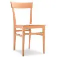 SILLA - MOD. C25L - ESTRUCTURA DE MADERA - ASIENTO DE MADERA - ALTURA DEL ASIENTO cm 46 - PARA USO INTERIOR - DIM. cm L 43 x P 50 x h 84 - CE