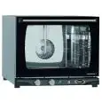 HORNO ELÉCTRICO DE CONVECCIÓN CON HUMIDIFICADOR MANUAL UNOX - Mod. XFT133 MANUAL HUMIDITY - PARA PANADERÍA Y PASTELERÍA - Capacidad n. 4 bandejas/rejillas cm 46 x 33 - Potencia Kw 3 - Alimentación monofásica 230V/1/50-60Hz - Puerta abatible, de arriba hac