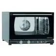 HORNO ELÉCTRICO DE CONVECCIÓN CON HUMIDIFICADOR MANUAL UNOX - Mod. XFT113 MANUAL HUMIDITY - PARA PANADERÍA Y PASTELERÍA - Capacidad n. 3 bandejas/rejillas cm 46 x 33 - Potencia Kw 3 - Alimentación monofásica 230V/1/50-60Hz - Puerta abatible, de arriba hac