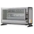 ASADOR VERTICAL ELÉCTRICO - MOD. ELBA12/PE - CAPACIDAD N.12 POLLOS - N. 3 espadas de tubular inox mm 12 x 12 mm Longitud cm 76 - Resistencias, cada uno con interruptor - Potencia 5,5 Kw - Alimentación 400 V TRIFÁSICA - Medidas: Cm A 92,1 x F 37,1 x 65 h -