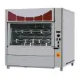 ASADOR ELÉCTRICO GER - CAPACIDAD N. 60/75 POLLOS - MOD. GER 10 - N. 10 espadas de tubular inox mm 12 x 12 Longitud cm 83 - Alimentación 400 V TRIFÁSICA - Potencia térmica: 17,5 Kw - Medidas: cm L 110,2 x F 93,3 x 105,1 h - Homologación CE