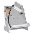 EXTENDEDORA DE PIZZAS - LAMINADORA - 2 PAREJAS DE RODILLOS (rodillos superiores inclinados) mod. DSA 310 TG - ARRANQUE AUTOMÁTICO CON SENSORES - TEMPORIZADOR AJUSTABLE - Largo Rodillo cm 30 - Potencia hp 0,33 -  230 V monofásico - CE