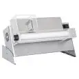 EXTENDEDORA DE PIZZAS - LAMINADORA - MONO RODILLO Y PEDAL ELÉCTRICO - mod. DMA 310/2 - Potencia hp 0,33 -  230 V monofásico - Medidas A 65 x F 32 x H 41 cm - Peso Kg.22 - Medidas pizza cm.14/30 - CE