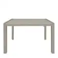 Mesa - color tórtola - Estructura en metal pintado, tablero extensible en MDF lacado - Modelo 1457-65dt-A-g9