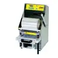 TERMOSELLADORA PARA BARQUETAS DE SOBREMESA - Mod. TESIL213 - MANUAL CON PALANCA - DIGITAL - MOLDE REGULABLE NO INCLUIDO - MEDIDAS MÁX. CONTENEDOR mm 260x195 - NORMA CE
