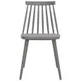 Sedia - color gris - Estructura en polipropileno - Modelo 1480-XH3G