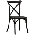 Sedia - color negro - Estructura en polipropileno - Modelo 1483-A11N-G