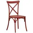 Sedia - color rosso - Estructura en polipropileno - Modelo 1483-A11R-G