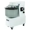AMASADORA DE ESPIRAL CON CABEZAL FIJO mod. IBV 50 - Con Variador de velocidad - Alimentación monofásica 230v - Capacidad de la Cuba lt. 48 - Peso de la Masa Kg.42 - Potencia Kw 1,5 - CE
