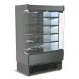 EXPOSITOR MURAL REFRIGERADO CON PUERTAS ABATIBLES - MOD. VULCANO VB 60 INOX - IDEAL PARA EMBUTIDOS Y PRODUCTOS LÁCTEOS - de BAJO CONSUMO ENERGÉTICO - VENTILADO - Temperatura mínima de trabajo °C +3/+5 - AUTOSERVICIO - NO MODULAR - CE