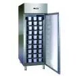 ARMARIO FRIGORÍFICO CONGELADOR DE ACERO INOX AISI 304 - PARA HELADERÍA - VENTILADO - Mod. GELATO990BT - CAPACIDAD Lt 852 - N. 1 PUERTA - TEMPERATURA -14º/-22ºC - Dim. cm L 74 x P 99 x h 201 - Posibilidad de contener N. 54 cubetas de Lt 5 - CE