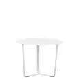 Tavolino - color blanca - Estructura en aluminio pintado - Modelo 1557-T13-01