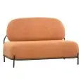 Divano - color arancione - Estructura en metal pintado, rivestimento en tessuto - Modelo 1604-06SA-01