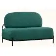 Divano - color verde - Estructura en metal pintado, rivestimento en tessuto - Modelo 1604-06SB-x
