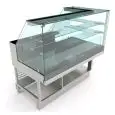 TERMINAL para VITRINA REFRIGERADA SNACK - MOD. VSRVADTERMSX - Semiacabado, por panelar - CRISTALES ALTOS Y RECTOS - Refrigeración ESTÁTICA - Alimentación monofásica V230/50hz - Potencia W 756 - Capacidad cm ³ 12 - Medidas cm L 152,1 x P 82,8 x H 135