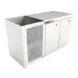 CÁMARA BAR REFRIGERADA EMPOTRABLE - MOD. CIR850/TN150 - Temperatura TN +4°C/+8°C - L. 150 cm - CON UNIDAD CONDENSADORA INCORPORADA