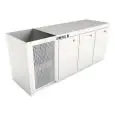 CÁMARA BAR REFRIGERADA EMPOTRABLE - MOD. CIR850/TN200 - Temperatura TN +4°C/+8°C - L. 200 cm - CON UNIDAD CONDENSADORA INCORPORADA