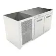 CÁMARA BAR REFRIGERADA EMPOTRABLE - MOD. CIR850/BT150 - Temperatura BT -18°C/-20°C - L. 150 cm - CON UNIDAD CONDENSADORA INCORPORADA