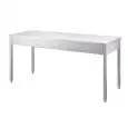 Mesa de trabajo Inox - patas cuadradas 4x4cm - simple - Encimera de 4 cm de espesor