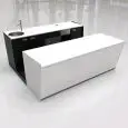 BANCO BAR y RETROBANCO - MOD. START UP L2500 H951 - N. 3 Compartimientos con refrigeración VENTILADA - Alimentación monofásica 230v/50hz - Con unidad condensadora INCORPORADA - ESPACIO PARA CAFETERA - Lavabo con mezcaldor monopalanca - Medidas totales cm 