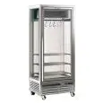 VITRINA REFRIGERADA VERTICAL PARA LA EXPOSICIÓN DE CARNE - MOD. MEAT 552 - ESTRUCTURA DE ALUMINIO - ESTÁTICO - POTENCIA W 450 - CAPACIDAD LT. 550 - TEMPERATURA +1°/+6°C - DIM cm L 79,5 x P 76 x H 201,5 - CE
