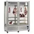 VITRINA REFRIGERADA VERTICAL PARA LA EXPOSICIÓN DE CARNE - MOD. MEAT 1152 - ESTRUCTURA DE ALUMINIO - ESTÁTICO - POTENCIA W 610 - CAPACIDAD LT. 1150 - TEMPERATURA +1°/+6°C - DIM cm L 154,2 x P 76 x H 201,5 - CE
